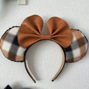 Fall plaid Minnie ears